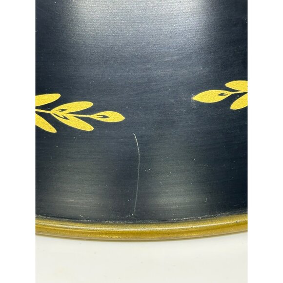 VTG Federal Tole-Painted Metal Lamp Shade 11"x5" MCM Metal Shade - Picture 6 of 10